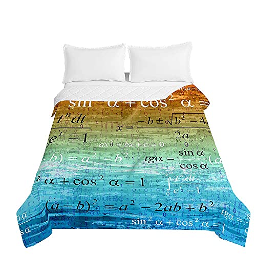 Colcha de verano verde retro de 180x220cm para cama de matrimonio 2