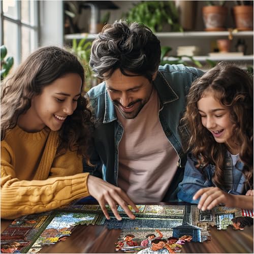 Rompecabezas White Mountain de 1000 piezas: Aula vintage, infancia retro, piezas grandes, regalo para adultos y familia, 24" x 30" miniatura 4