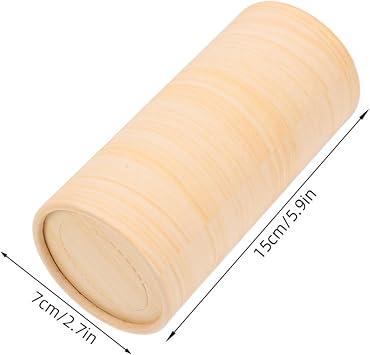 COLLBATH Car Tissue Cylinder Refillable Tissue Holder for Cup Holder Travel Tissues for Car Box for Office Bedroom and Study 4 Pack