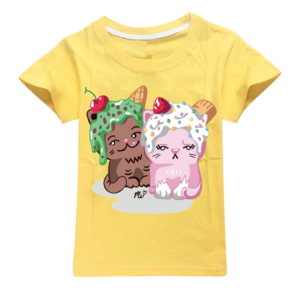 Rhymh Kids Moriah Elizabeth T Shirt Girls Moriah Elizabeth Merch for Kids Sweatshirt (Yellow,160cm,11 Years,12 Years)