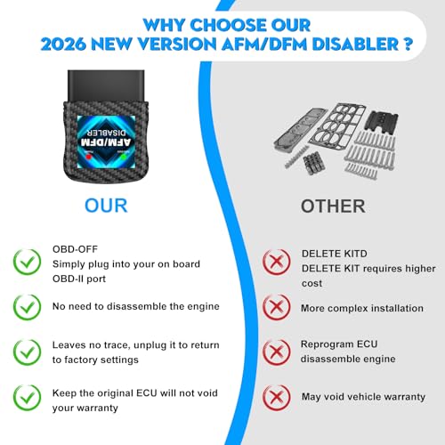 AFM/DFM Disabler for GM 4.3L, 5.3L, 6.0L & 6.2L Engines – 2026 OBD-II Plug-In Module - Image 5