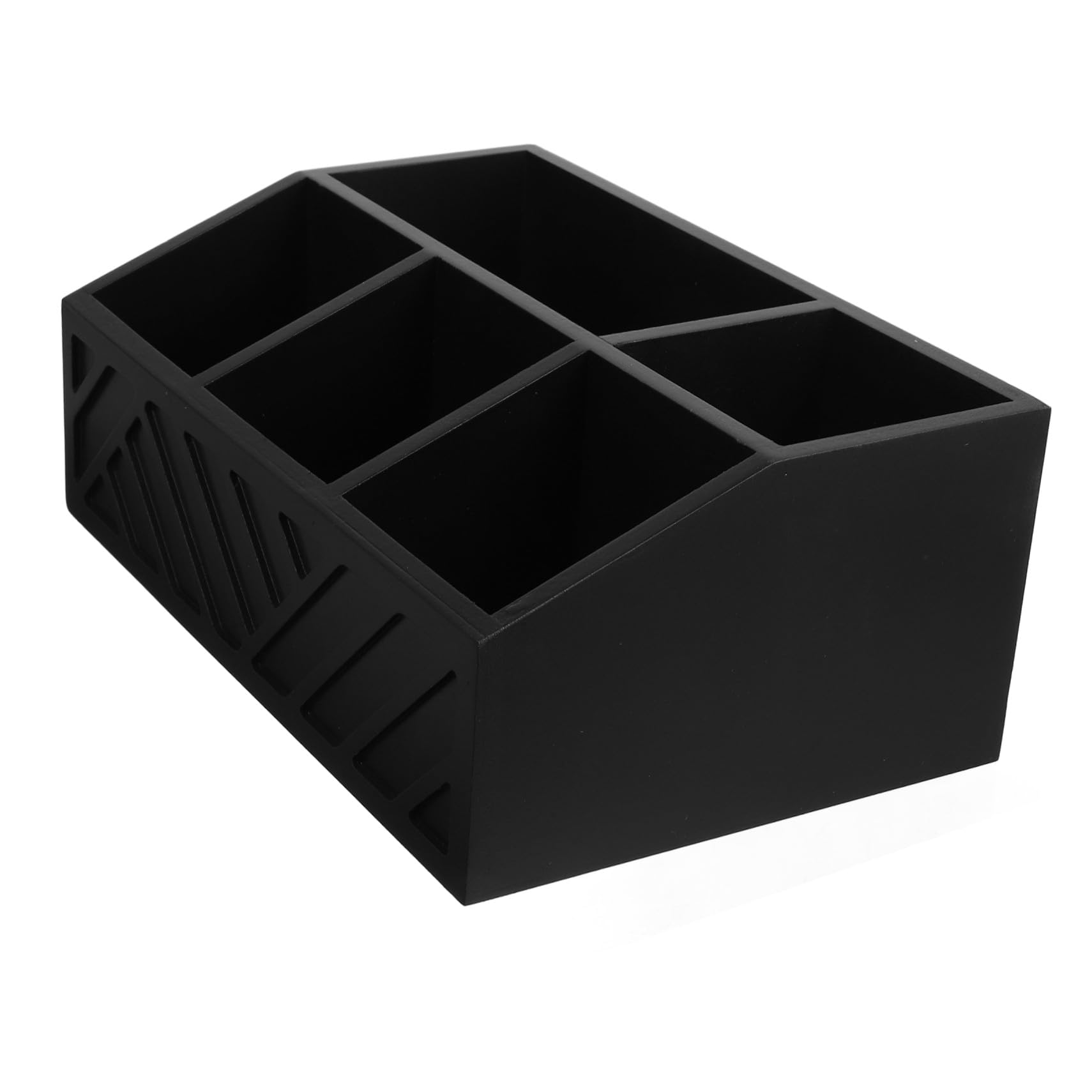 Boîte de Rangement Compartimentée en Bois Massif pour Sachets de Thé et Café, Organisateur de Comptoir Polyvalent, Grosse Capacité, pour Maison, la Cuisine et Bureau, 1 Unité