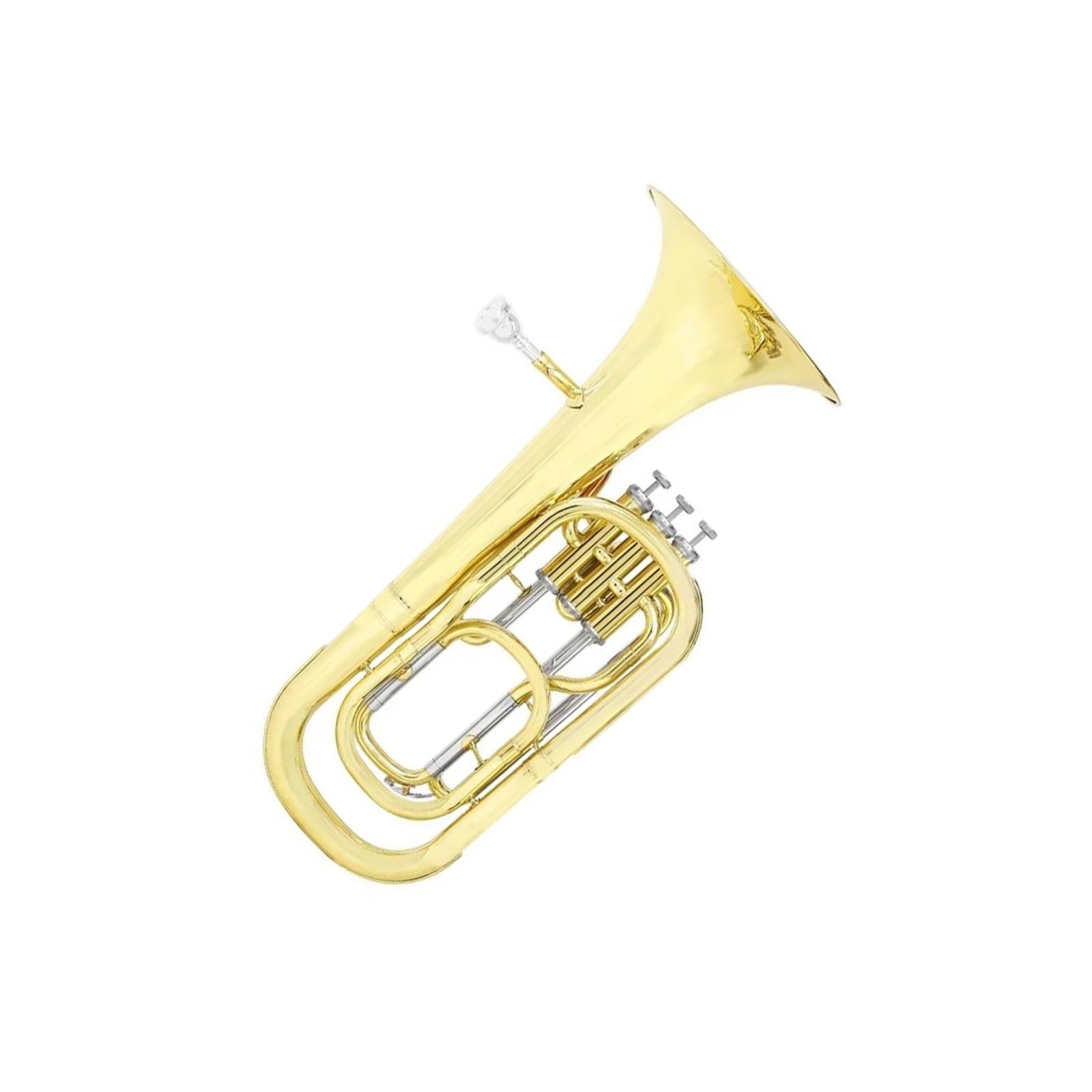 Messing Euphonium B Flat Professionelle Leistung Anfänger Erwachsene Übung