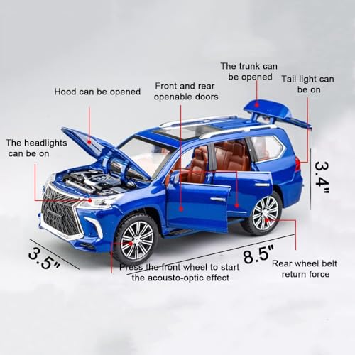 Image of Toy Car for Kids | Best Toys Gifts Toys for Boys & Girl's (124 WHT LX570 Car)