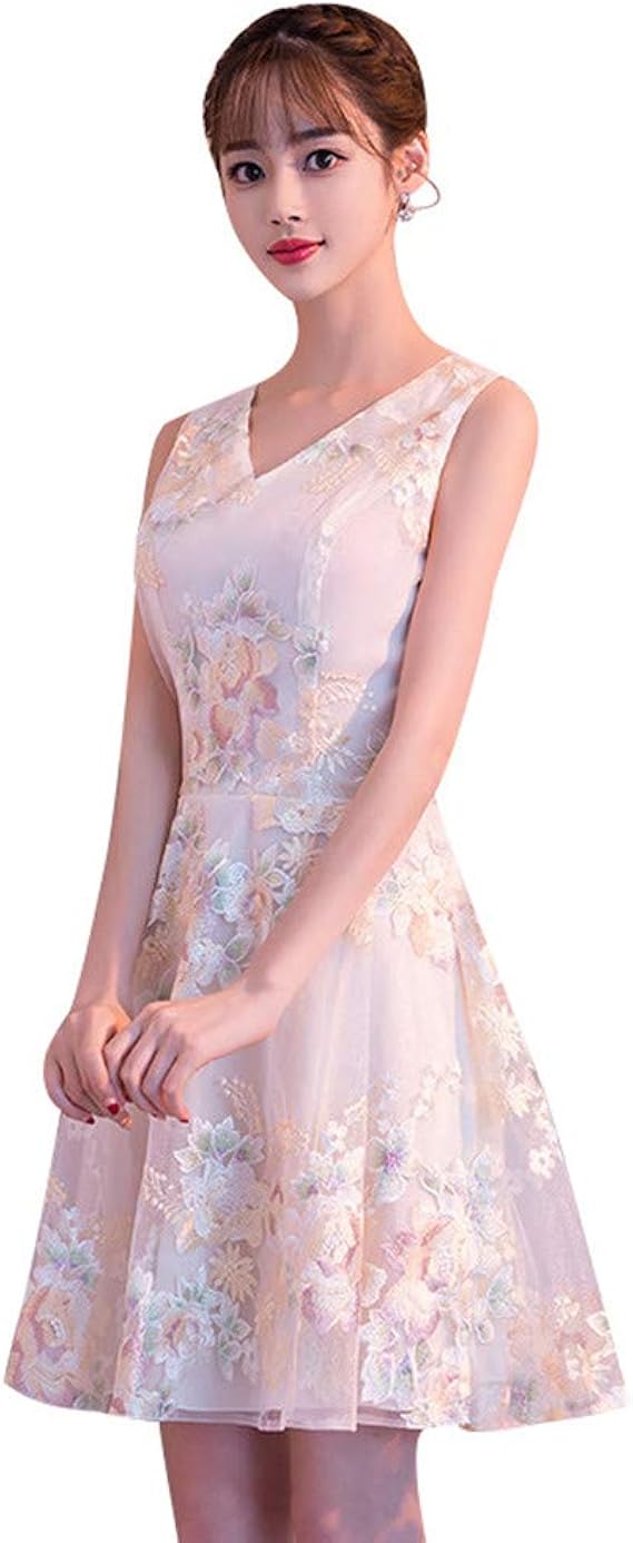 Amazon Co Jp 大人 エレガント 高級 Vネック立体的な刺繍 花柄 着痩せワンピース レディースドレス大人 上品 可愛い お呼ばれ 結婚式 二次会 通勤 各種対応 服 ファッション小物 Amazon Co Jp 大人 エレガント 高級 Vネック立体的な刺繍 花柄 着痩せワンピース レディースドレス大人 上品 可愛い お呼ばれ 結婚式 二次会 通勤 各種対応 服 ファッション小物