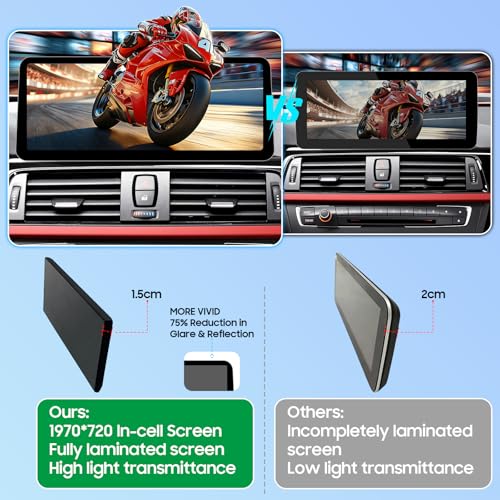 Pantalla táctil inalámbrica 12.3 pulg para BMW 3/4 Serie miniatura 4