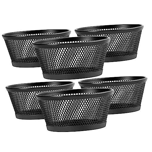 ERINGOGO Space-saving Paperclip Holders 6pcs Stackable Desk Baskets Office Stationery Organizer
