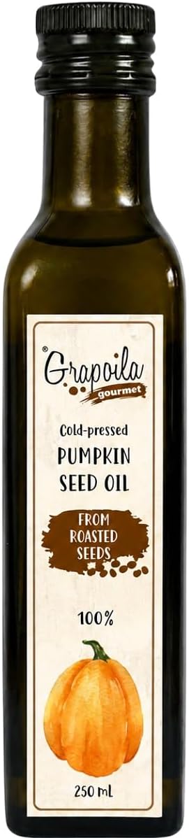 Pumpkin Seed Oil 250ml - Cold Pressed & Toasted Cooking Oil