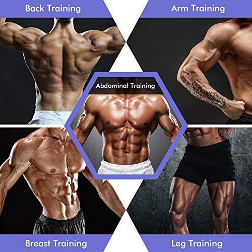 EMS Abdominal Muscle Cordless Abs Muscle Trainer Smart AB Toning Abs Training Home Office Smart EMS Body Abdomen Equipment for Women Men Hip Leg Arm Waist - Thumbnail 5
