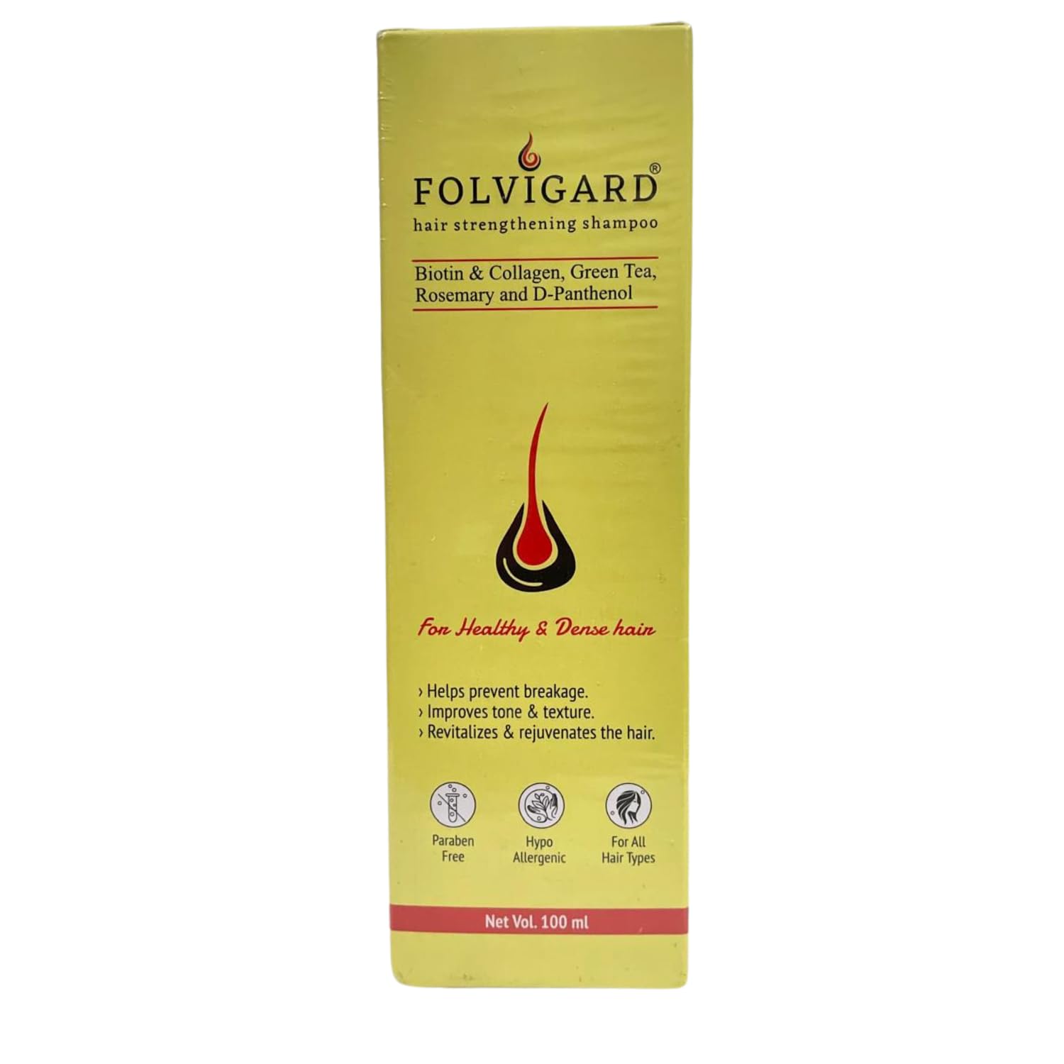 DermaShoap Transform Your Hair with Folvigard Hair Straightening Shampoo - Advanced Anti-Hair Fall & Damage Repair Formula For Silky Straightening and Smoothing All Hair Type (100ml)-image-36