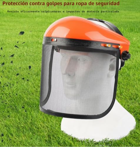 Miniatura 7 de Mlordoarf Máscara De Seguridad Con Visera De Malla, Careta Desbrozadora Protección, Para Jardinería, Carpintería Y Desbrozadoras, Máscara Protectora Y Máscara De Malla Para Protección