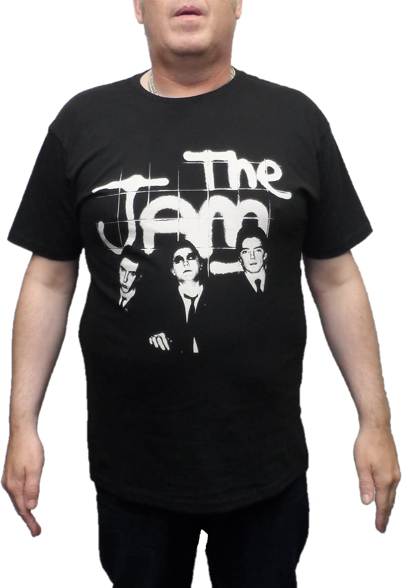 Mazeys Men's B&W Group Shot Official The Jam T Shirts (Medium, )