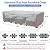Paswith Outdoor Patio Furniture Covers Waterproof 600D Strong Tear Resistant Outdoor Table Covers, Patio Furniture Covers Windproof UV & Fade Resistant For Outdoor Furniture(74"Lx47"Wx28"H)