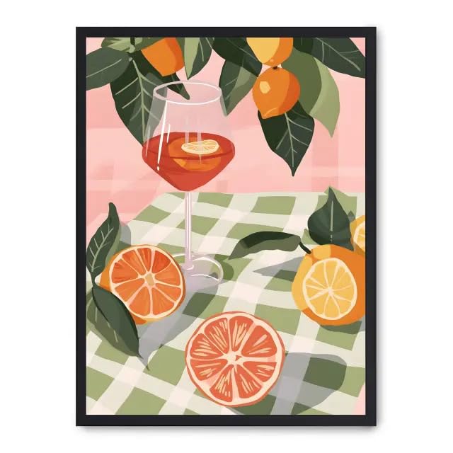 Aperol Spritz II cadre mural pour revivre la Dolce Vita à la maison