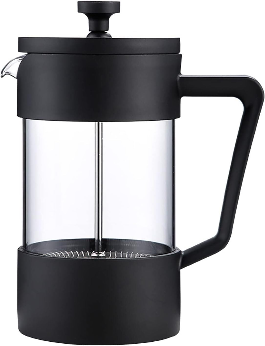 Cafetera de prensa, prensa de café, caffettiere, cafetera, cafetera de prensa francesa, cafetera de prensa francesa americana, cafetera de vidrio de borosilicato alto, cafetera casera hecha a mano (co