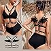 ROIEIIR 2 PCS Women's Body Chest Harness Belt with Angel Wings Sexy Adjustable Leather Body Caged Gothic Waist Harness Belts BDSM Black PU Bondage Leg Garter Roleplay Cosplay Halloween Party Clubwear