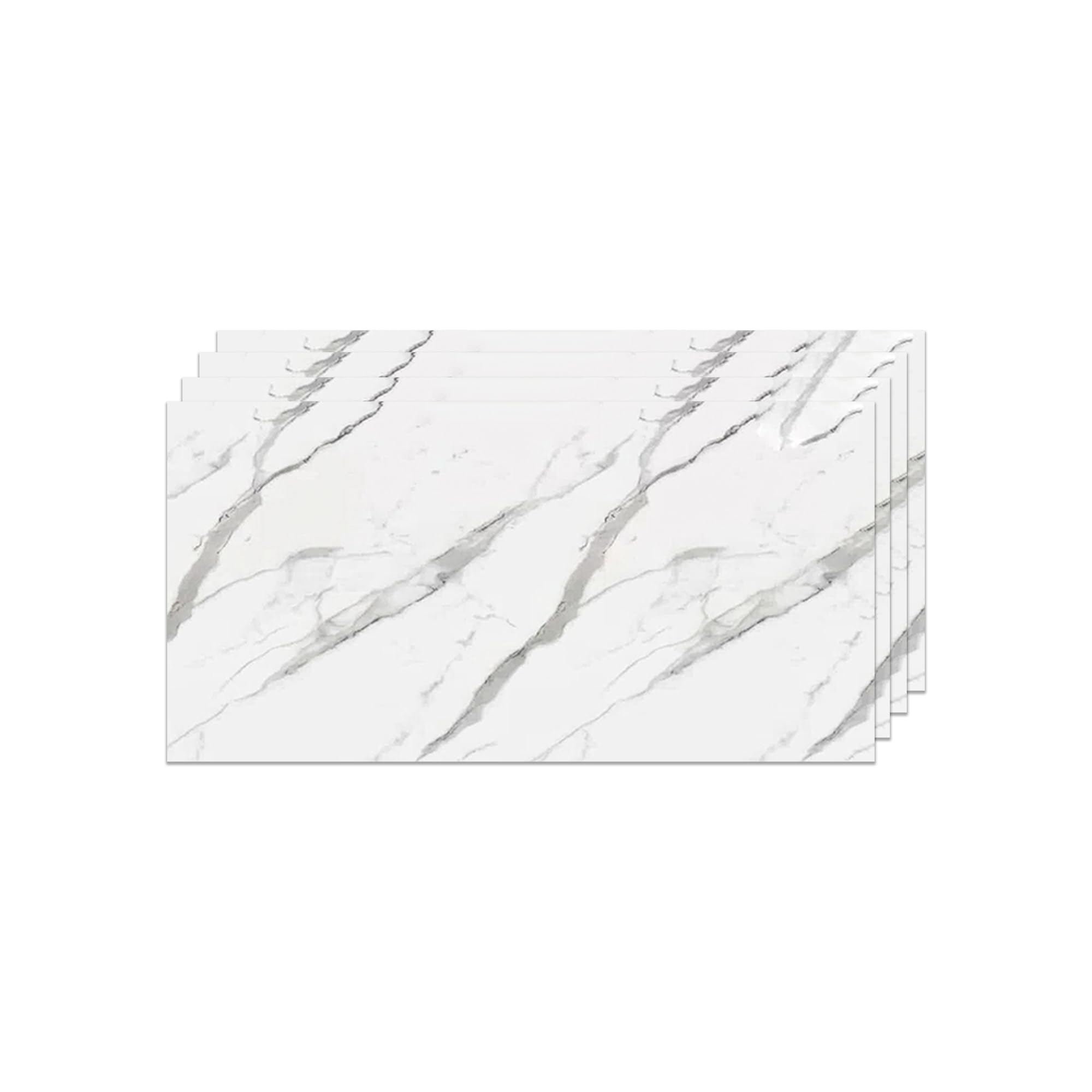 IZODEKOR Pvc Wall Panels 120x60 cm, Splashback for Kitchen, Shower Walls Panels for Wet Area, Waterproof and Heat Resistant