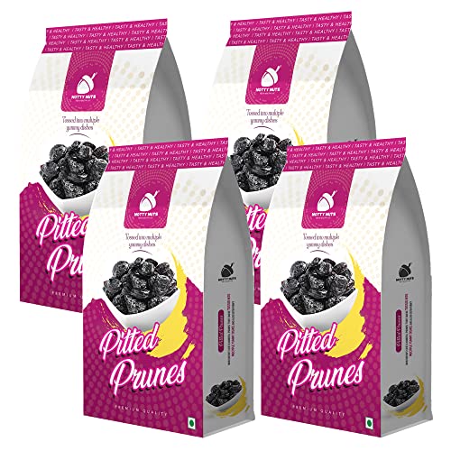 NOTTY NUTS Dried Pitted Prunes 1000g | Prunes | Dehydrated Fruits | Aloo Bukhara Dried | Dried Plum | Healthy Snacks | Dry Fruits | Unsweetened Dry Fruits