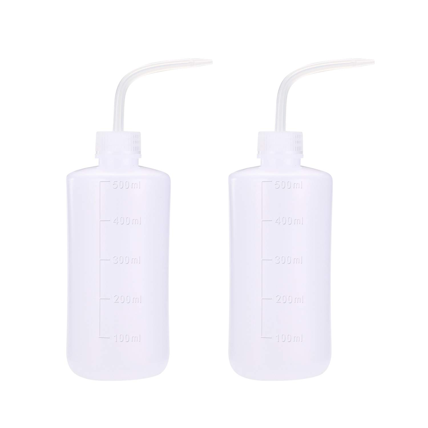 Wash Bottle,2Pcs 500ml Safety Watering Tools,Economy Plastic Squeeze Bottle for Tattoo Squeeze Bottles Convenient Green Soap Supply Wash Tattoo