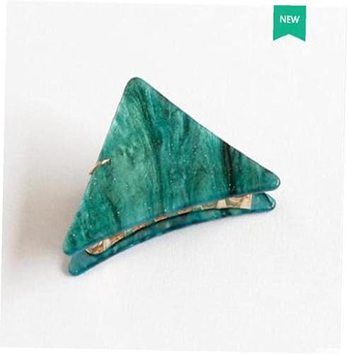 Miniatura 4 de Horquilla de tinta triangular geométrica linda para mujer, pinzas para el cabello de las niñas, accesorios de decoración para