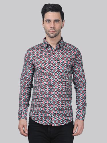 Image of TB Trybuy.in Avant-Garde Exclusive Men's Printed Cotton Shirt