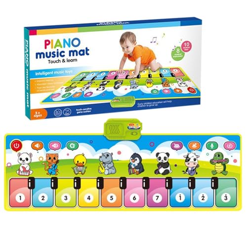 Alfombra de piano – Effortless Instalación de suelo para todos, multipropósito, pequeño, juego musical, interactivo música electrónica educativa con | Multiusos Outdoor Indoor Utility Easy to Use