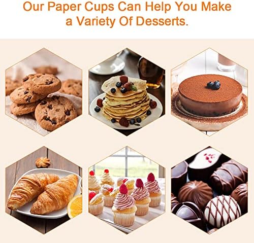 BUZIFU 100 Pcs Mini Loaf Cake Cases Disposable Mini Cake Pans Paper Baking Cases Rectangle Paper Baking Pan Mini Baking Mould with Beautiful Look and Strong Look for Baking Cakes and Bread