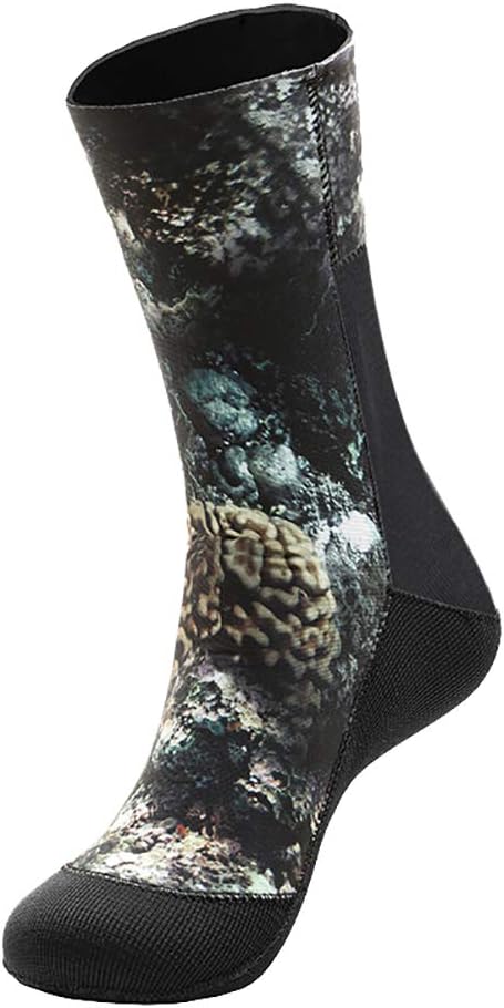 Skyone Neoprene Wetsuit Socks Scuba Surf Booties for Men Women Kids, 3MM 5MM Diving Boots Swim Booties Fin Socks Thermal Flexible Anti Slip for Spearfishing Wading Kayaking Snorkeling Beach