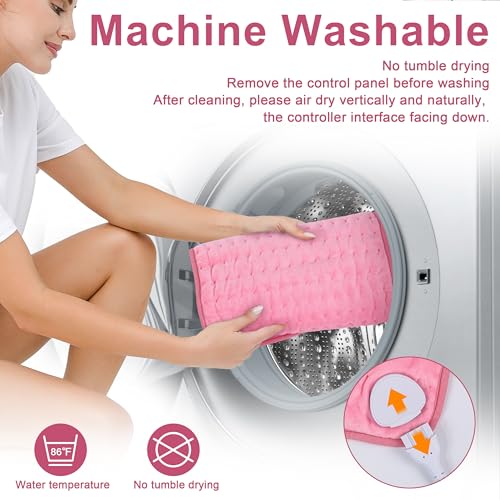 Image of Heating Pad Electric Heat Pad, Hot Heated Pad,Multiple Temp and Timer Settings,Suitable for Shoulders, Neck, arms, Abdomen, Back, Legs, etc