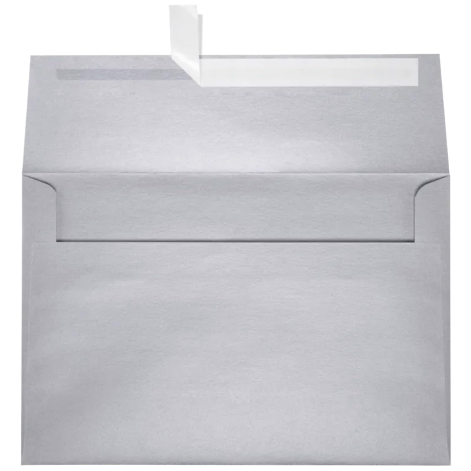 LUXPaper A8 Invitation Envelopes | Peel & Press | 5 1/2" x 8 1/8" | Silver Metallic | 80lb. Text | 50 Qty