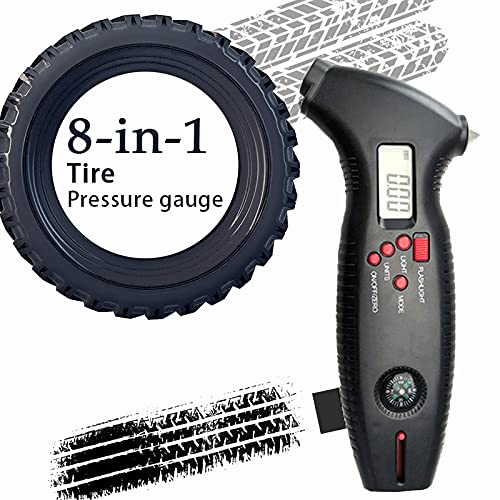 Manometr Cyfrowy miernik ciśnienia w oponach Tester Narzędzie diagnostyczne do opon 0-200 PSI Ciężarówka Motocykl Rower Podświetlenie Wyświetlacz LCD (kolor: 2.0 99.5 PSI) (2,0 99.5 Psi)