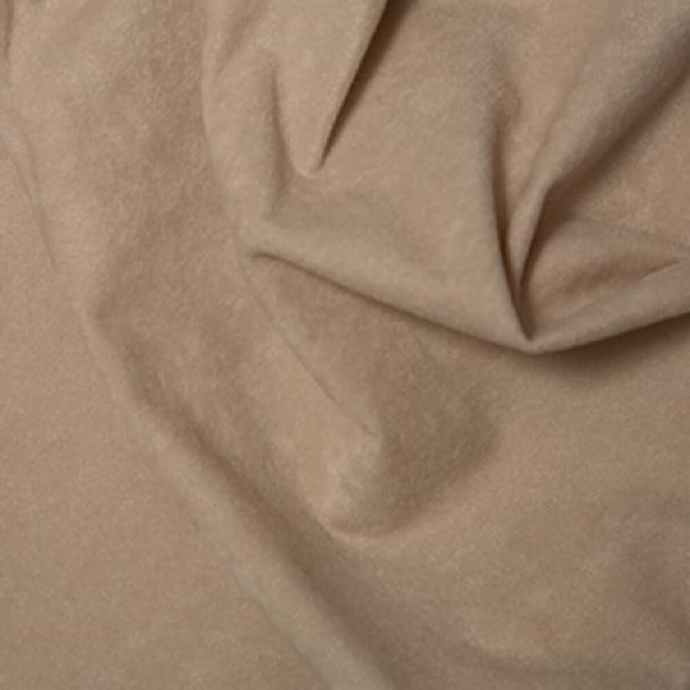 Oh Sew Crafty Limited Cream 100% Polyester Faux Suede Look Suedette Dressmaking Fabric 150Cm Wide (Price Per Metre) (Cream)
