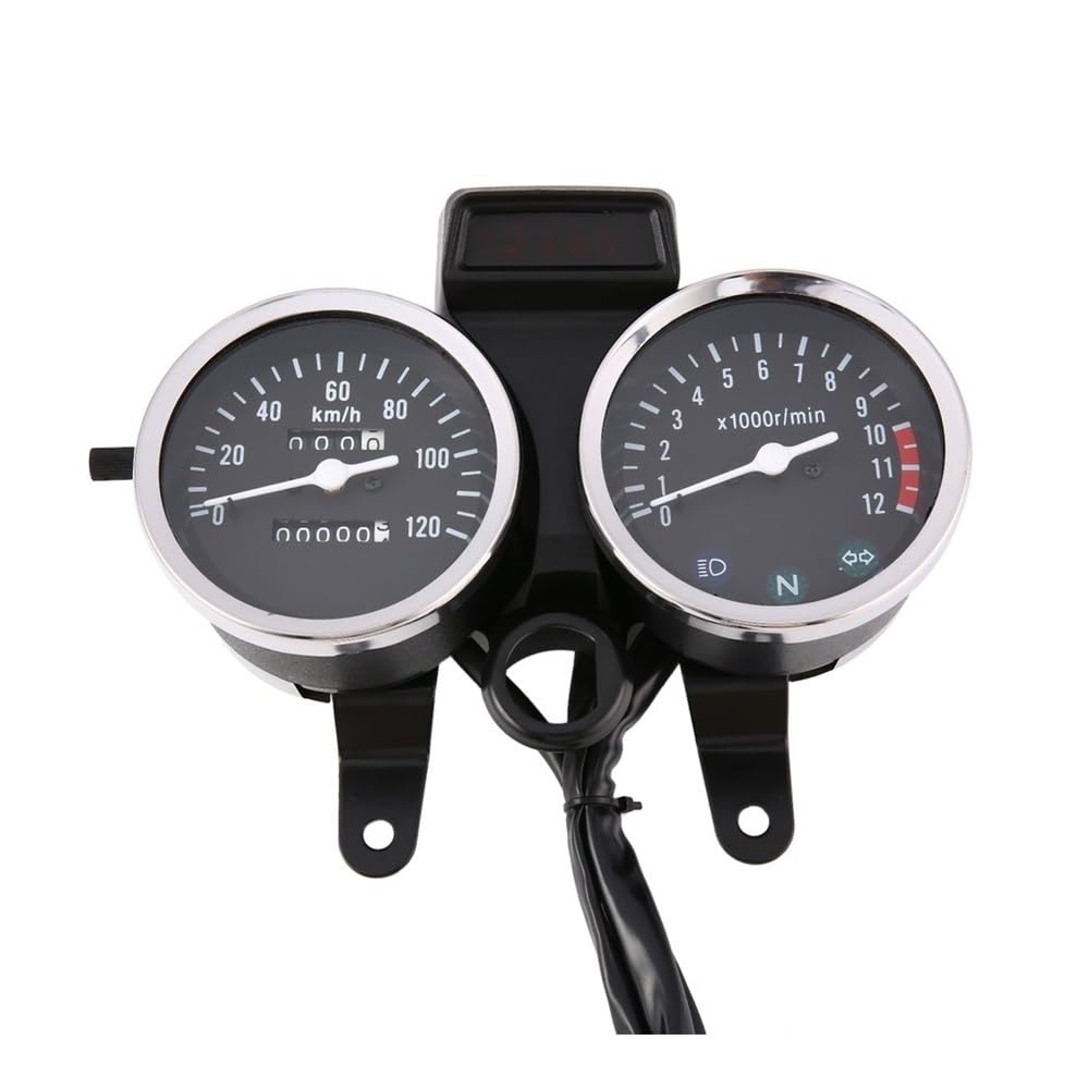 Motocicleta cuentarrevoluciones Medidor universal para motocicleta, velocímetro, odómetro, tacómetro y para GN125 HJ125-8