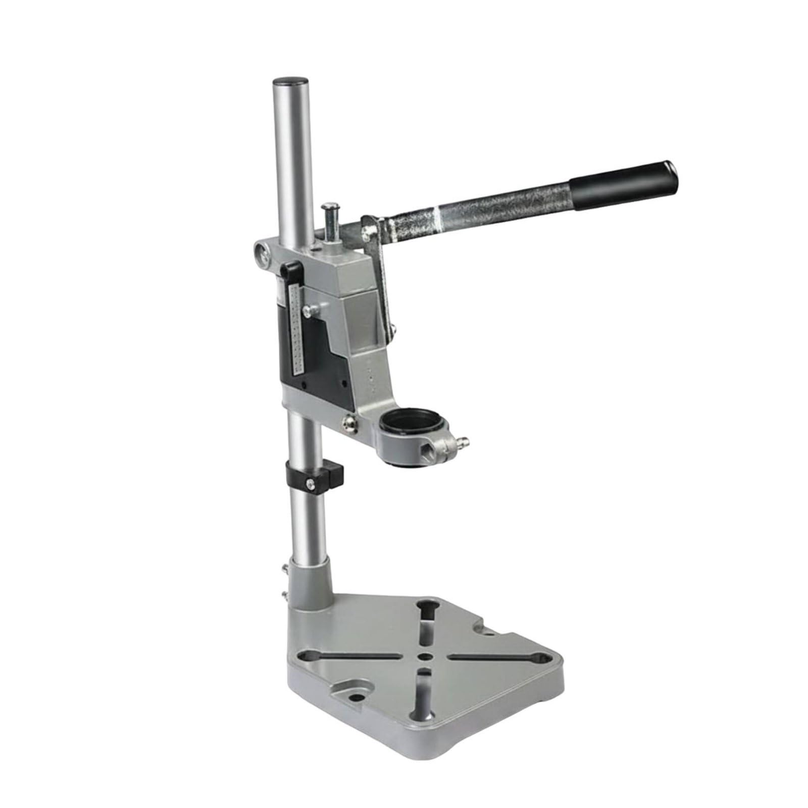 Morsa Trapano da Banco Supporto Colonna Porta Trapano Banco Conversione in Pressa con Altezza 400mm E Compatibilità Universale 43mm Adatta per Fai da