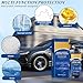 2PCS Car Coating Spray, Quick Effect Coating Agent, Quick-Advanced Car Acting Coating Agent Spray, Waterless Wash Polish, Paint Protection and Glass Cleaner