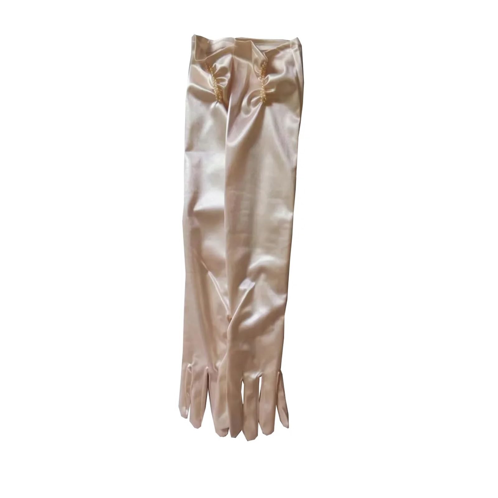2 paia di guanti da donna multicolori in raso lunghi for performance sul palco Accessori morbidi, lisci, solidi, ad alta elasticità Per Feste E Balli