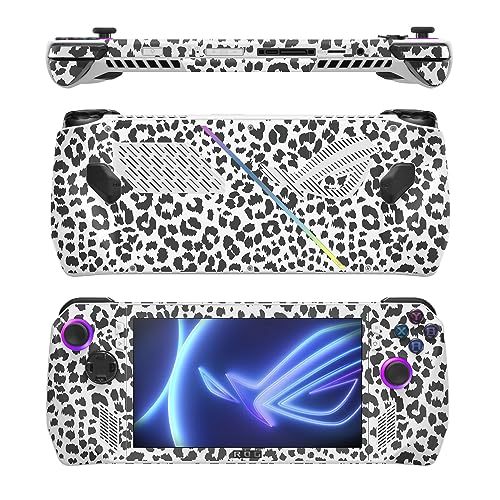 Image of MightySkins Skin Compatible with Asus ROG Ally - Snow Leopard Print | Protective, Durable, and Unique Vinyl Decal wrap Cover | Easy to Apply