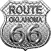 Route 66 Diamond Oklahoma Metal Novelty Highway Shield HS-475
