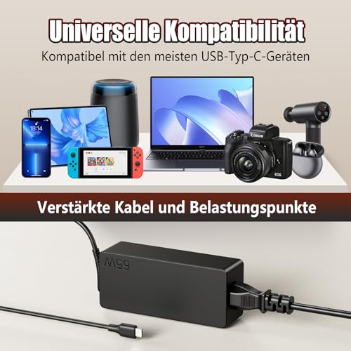 Laptop Ladekabel USB C 65W Netzteil für Lenovo Thinkpad Type C Ladegerät – Ansicht 4