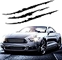 Ouzorp Claw Marks Headlight Decal, Car Sticker-Universal for Most Vehicle (Black)