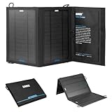 Anker® 8W Solar Panel Foldable Single Port Solar Charger for 5V USB-Charged Devices Including GPS Units, iPhone 6 5S 5C 5 4S, iPad 5 4 3 2, Air, Mini, Android Phones and Android Tablets