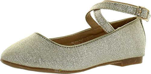 AD Baby Lj-Adorababy Girls Ba0040/41 Dress Flats with Ankle Strap