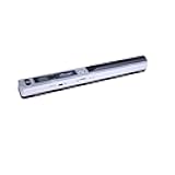 AOZBZ Portable Document Scanner - 900DPI Handheld Portable Scanner Image Scanner Scanning Wand A4 Colour Photo Mobile Scanner Handy Scan, JPG/PDF Format, with 16G SD Card (Silver)