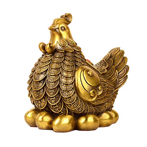 Statue de Poule Feng Shui Idée Cadeau Prospérité et Bonne Chance
