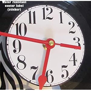 Moose Bear Vinyl Record Clock