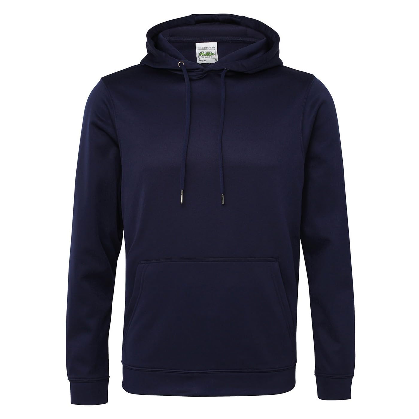 AWDis Men's Sports Polyester Hoodie, Blue (Oxford Navy), Medium
