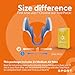 Airmax Unisex Sport Nasal Dilators Two-Pack - Easy, Safe, and Comfortable Breathing Aid - Improves Airflow - Transparent - Medium