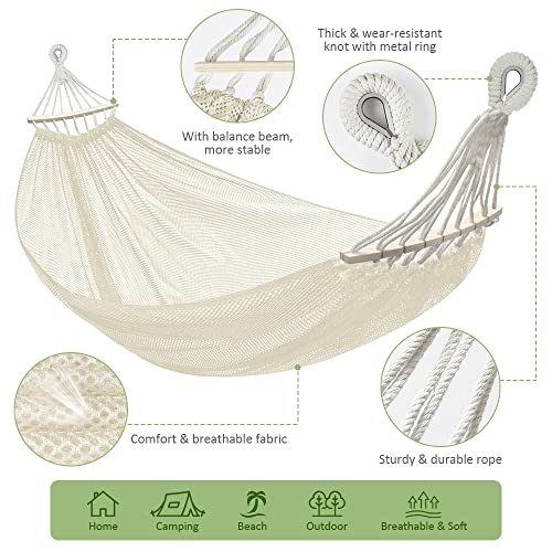Outerman DC602 Camping Hammock,290 * 150Cm(Max 550Lb) Breathable Durable Portable Hammocks With Accessories, Perfect For Outdoor/Indoor Patio Backyard Etc. thumb #2