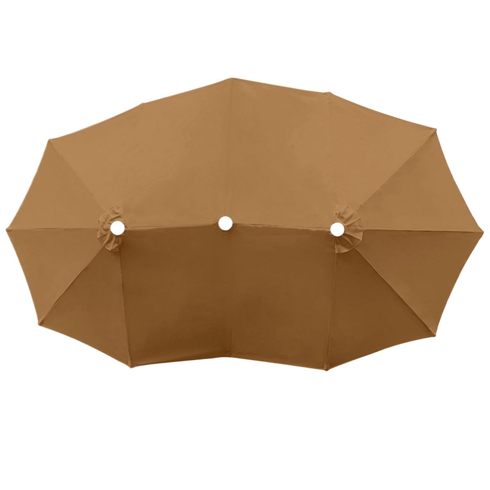 Copertura Sostitutiva per Ombrellone 12 Coste 2,70 m Parasole Ombra | Copertura Parasole per Esterno per Giardino, Piscina, Terrazza, Pergola, Serra