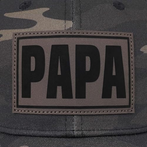 Image of Papa Dad Trucker Hat - Adjustable Men's Snapback Hats for Dad Grandpa, Fathers Day Birthday Gifts from Daughter Son